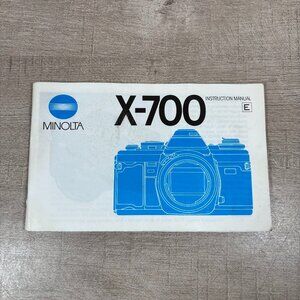 Vtg Minolta X-700 - Camera Owner's Manual - Original Instruction Booklet